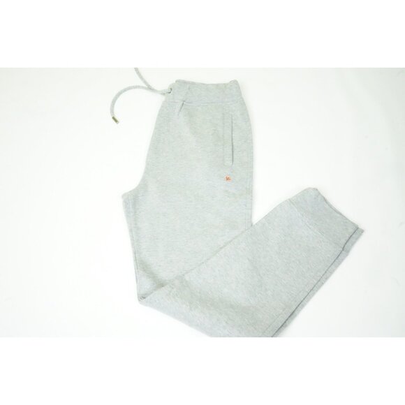 Isaia Napoli Cotton Blend Gray Jogger Sweat Elastic Band Pants Sz M Brand New